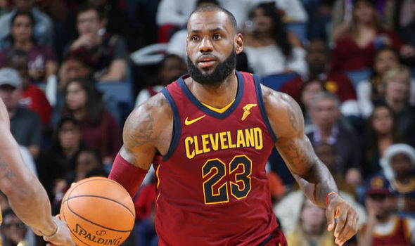 LeBron James avec les Cavaliers de Cleveland