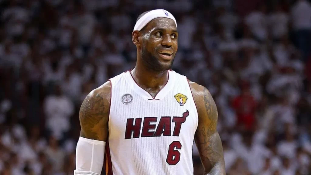 LeBron James avec Heat de Miami