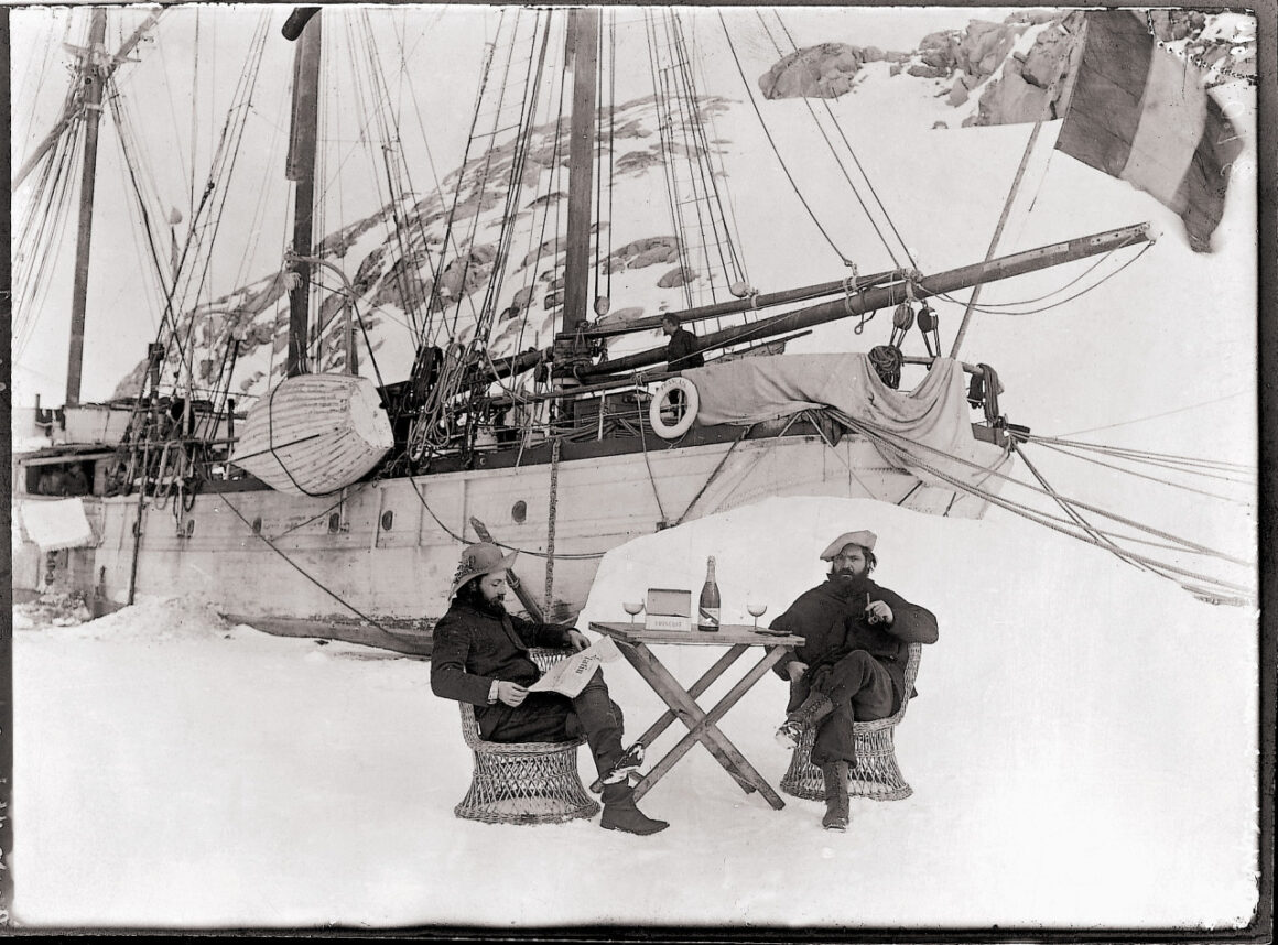commandant charcot apero en antarctique